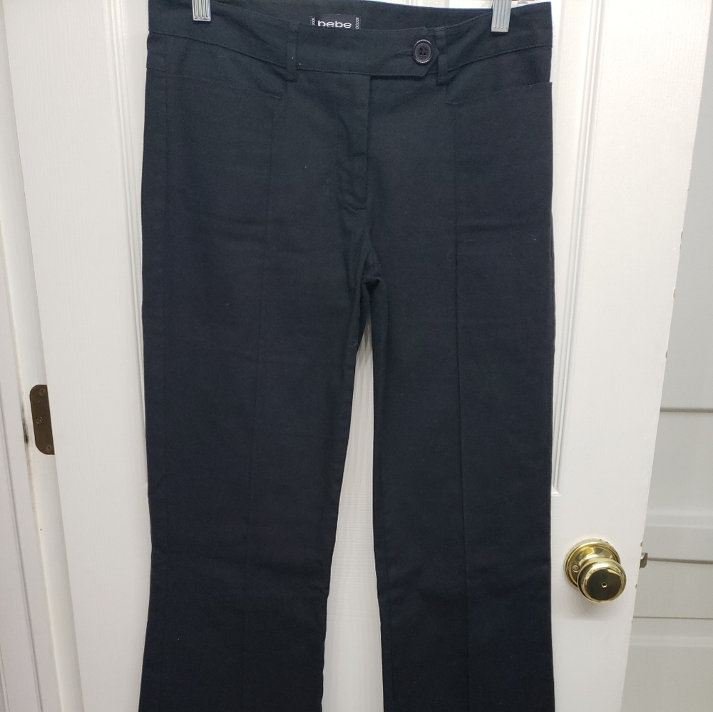Women’s Black bebe Pants Size 4 Spandex Blend